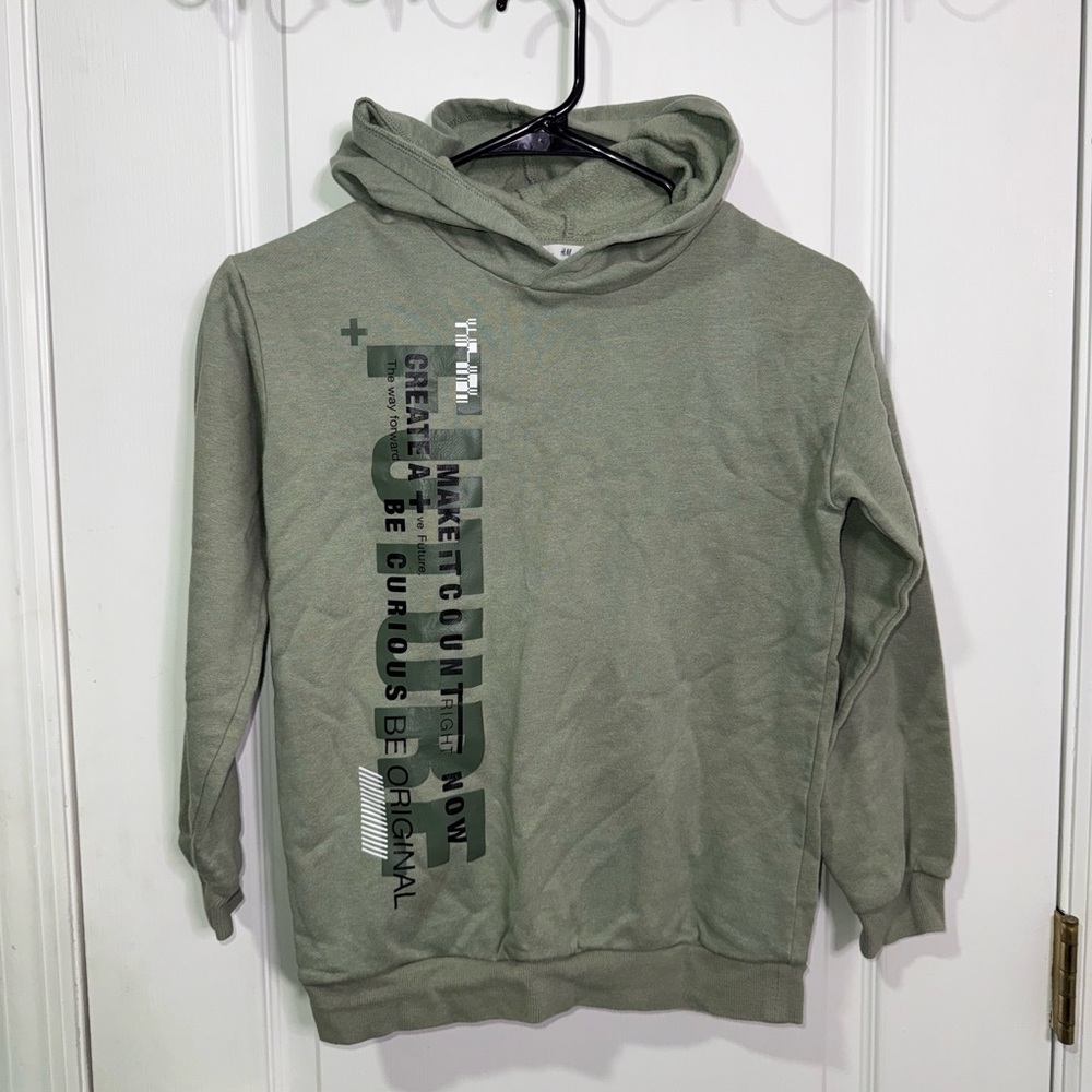 H&M Light Green Cozy Hoodie